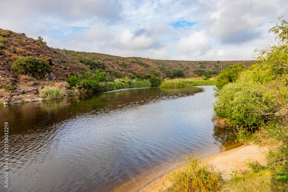Fototapeta premium Scenic view of the Breede River in Swellendam