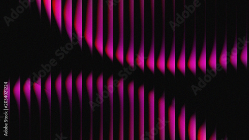 Photos a series of vertical lines or bars in a purplish pink color that are arranged in a repetitive manner on a solid black background