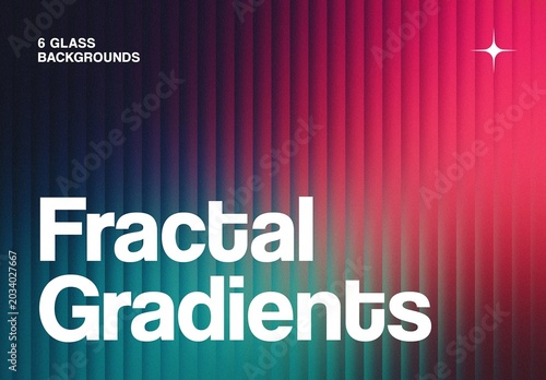 Fractal Textures – Reeded Background Pack for Design (PSD)