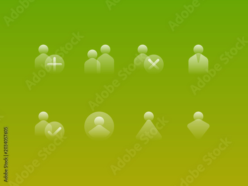 Glassy Icons Collection — Modern Gradient UI Vector Icon Pack #04