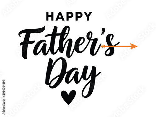 Happy father's day greeting card design