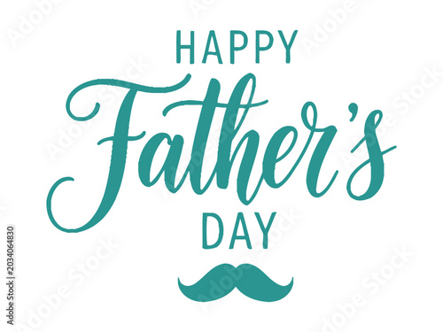 Happy father's day greeting card design