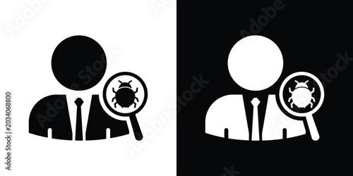 Konstfotografi Software tester debugging icon