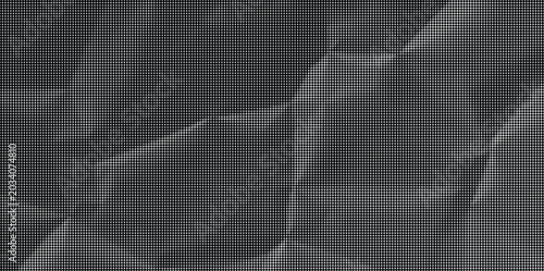 Bild auf Leinwand Crinkled black paper texture fills the frame with deep folds and creases