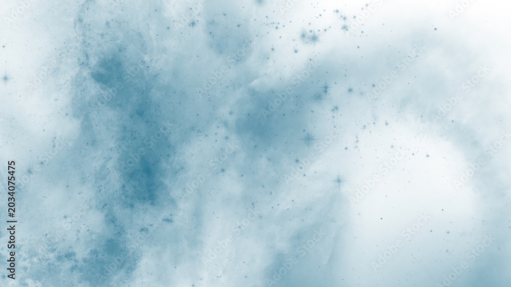 Fototapeta premium Futuristic blue space galaxy art for digital design concepts