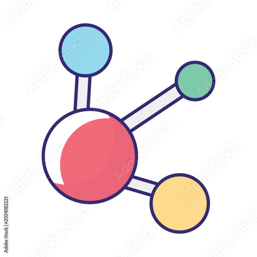 Social Nodes Vector icon which can easily modify or edit