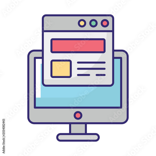 Content Management Vector icon which can easily modify or edit