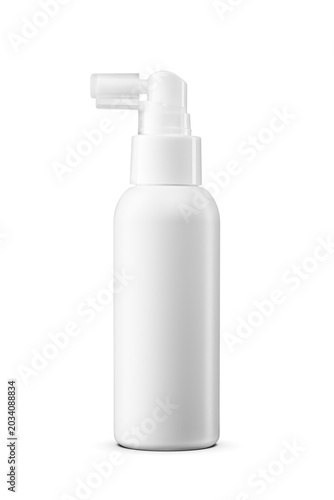 Rocker elephant nose spray pump 100ml bottle useful for hair, cleaning, or health isolated. Transparent PNG image.