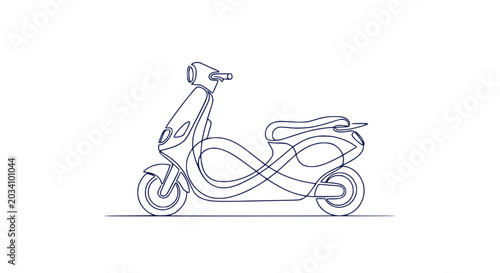 Bild auf Leinwand Scooter Vehicle Motorbike Transportation.