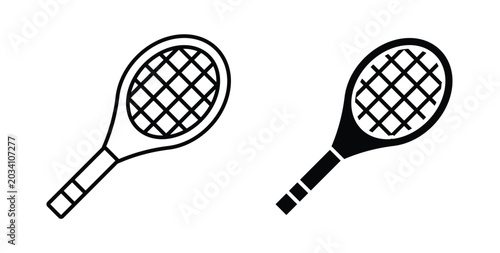 Tennis icon for ui and web, Vector pictogram