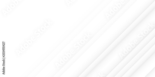 Quadro su tela White abstract background with line pattern, banner design