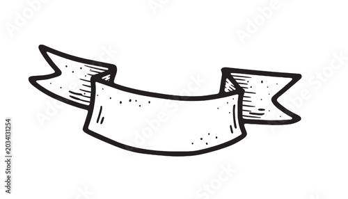 фотографія Knife Tactical Combat with Double-Edged Blade Drawn in Bold Black Doodle Style o