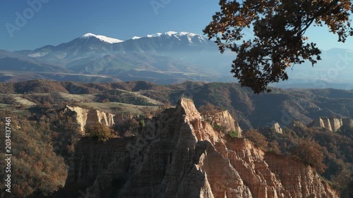 Rozhen sand pyramids, near Melnik, Bulgaria.

