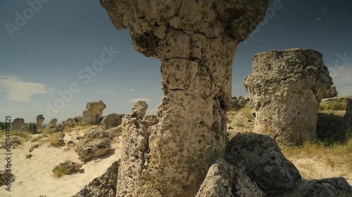 Pobiti kamani, rock phenomenon, Varna region, Bulgaria.
