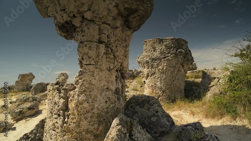 Pobiti kamani, rock phenomenon, Varna region, Bulgaria.
