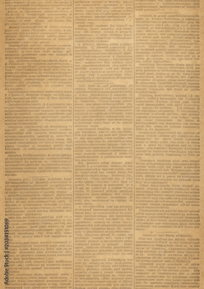 Fototapeta premium Vintage text pattern wallpaper