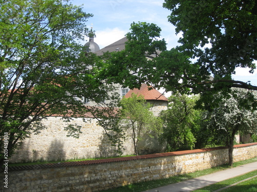 Bild auf Leinwand Amberger Stadtmauer