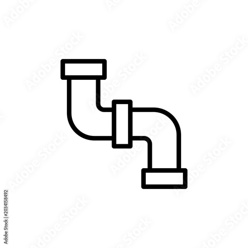 Konstfotografi Icon of a drain pipe where rodents might travel or hide.