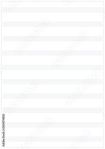 Blank Guitar Tablature Sheet Template