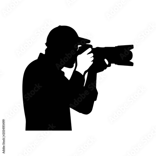 silhouette of a man with a pistol