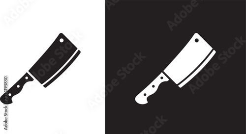 Photos Halal Knife Vector Filled Icon Design