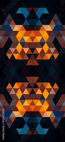 triangular motif. triangle pattern. tribal motif. triangle background. HD