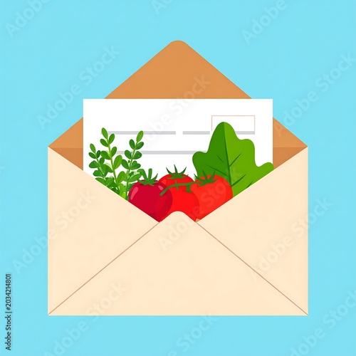 Fresh ingredients delivered by mail