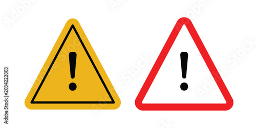 Canvastavla Alert sign design, design element set.