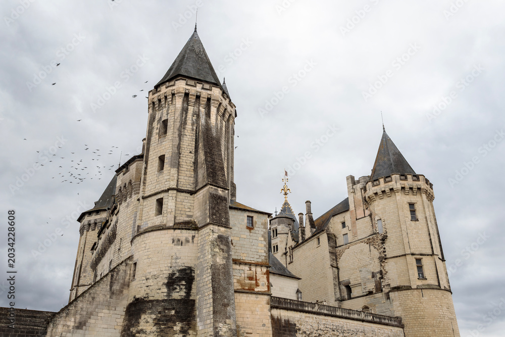 Fototapeta premium Castle of Saumur, France 