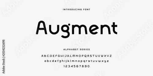 Augment Font Typeface Alphabet