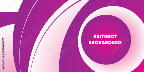 Abstract background in dark pink and white with overlapping layers and circle effect decoration. A modern graphic design element cutout style concept for web banners, artwork, brochures, cards, or pam