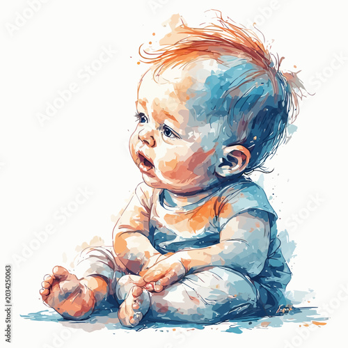 Abstract Baby Design Very Cool