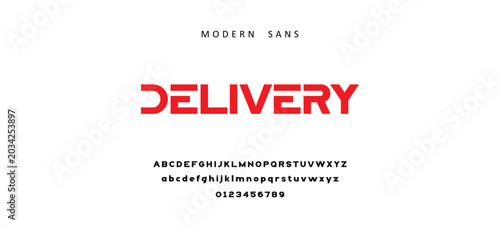 Modern Sans Font Delivery Typography
