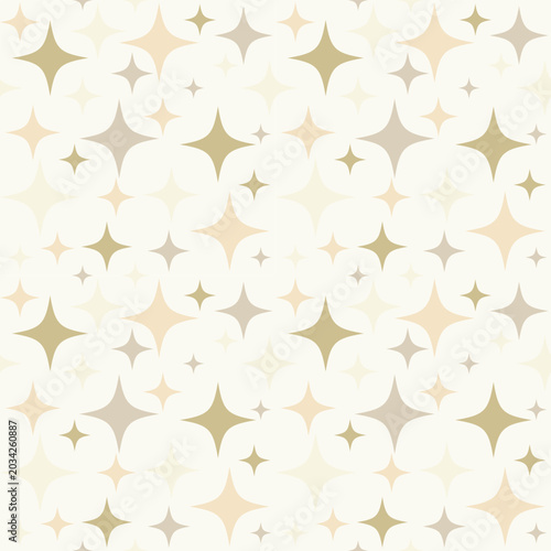 Abstract Star Geometric Seamless Pattern
