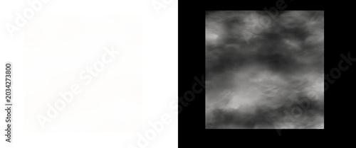 фотографія Abstract grayscale texture map for 3D modeling, black and white noise displaceme
