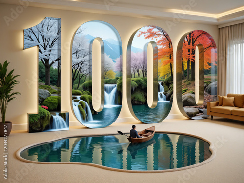 number 1000 modern living room interior