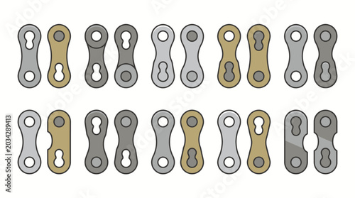 Bicycle Chain Quick Link Plates Art for Cycling Maintenance and Speed