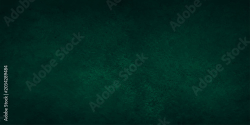 Green grunge textured background vintage aged wallpaper design backdrop with blank dirty paper style