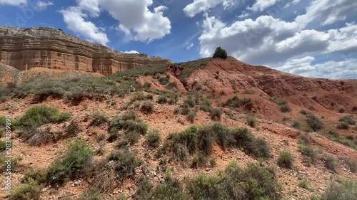 Panoramic view on the Teruel canyon in Spain
