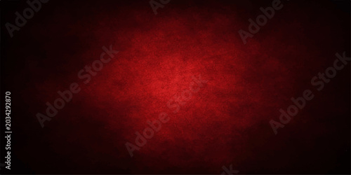 Fotografie Dark red grunge wall texture background with vintage aged paper style and rough