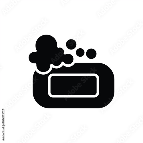 Soap icon. Hand Soap Vector Illustration for web design. Isolated on white background.