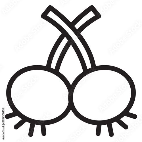Onion outline icons, minimalist vector illustration, simple concept, editable stroke, Isolated on white background