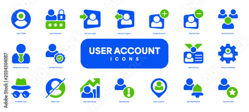 User Account Glyph Icon, Solid Symbol for Profile Management, Identity Verification, Personal Settings, Member Access, and Avatar Customization. Vector Sign Icon.