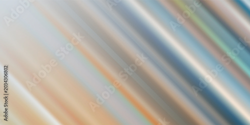 Konstfotografi Abstract diagonal metallic lines with reflective colors.