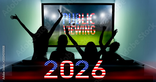 Soccer Fußball auf einem Bildschirm 2026