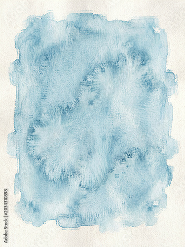 Soft Blue Watercolor Background