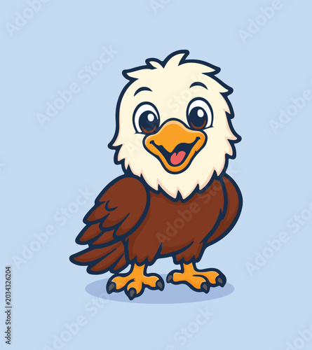 Cute Eagles Cartoon illustartion vector fly, nature, sign, english, art, bird, design, creative, symbol, education, illustration, isolated, school, animal, capital, text, children, cartoon, number, pl