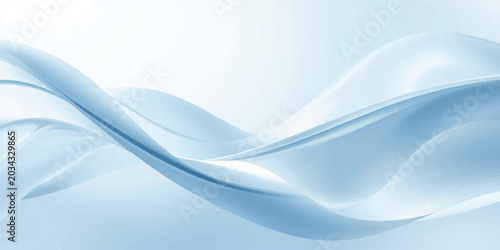 Foto An abstract blue wave background features futuristic light curves and smooth flo