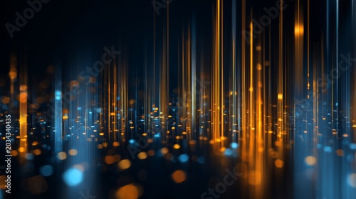 Abstract glowing digital lines creating a futuristic fintech background with vibrant colors and depth suitable for modern designs