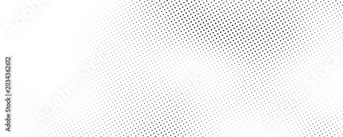 A classic pop-art halftone pattern featuring dots of varying sizes. This creates a mechanical gradient effect  perfect for comic book styles or retro print aesthetics. Vector